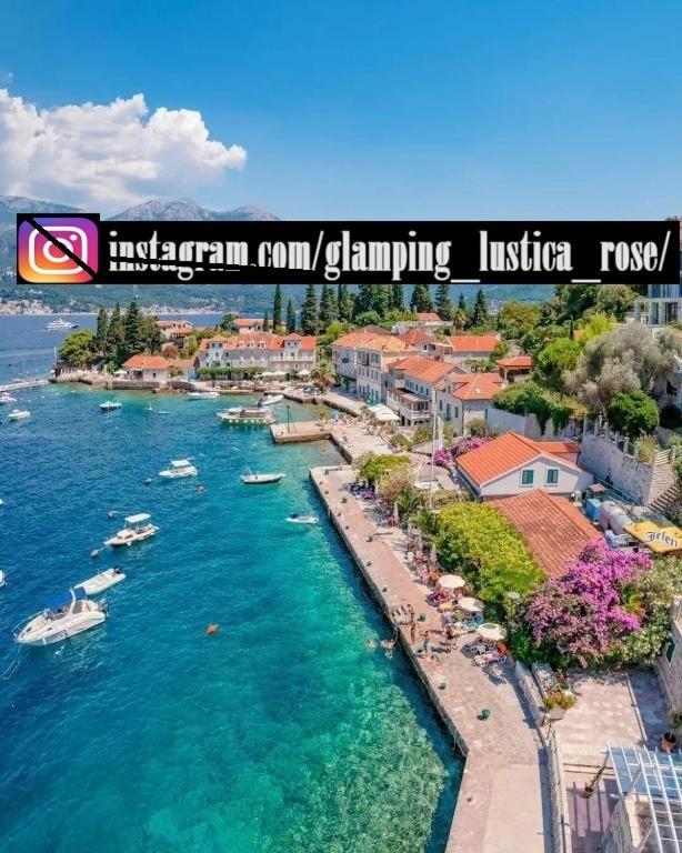Glamping Peninsula Lustica Rose Villa Tivat Ngoại thất bức ảnh